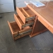 Glass Top Executive Straight Office Desk w/ Drawer Storage